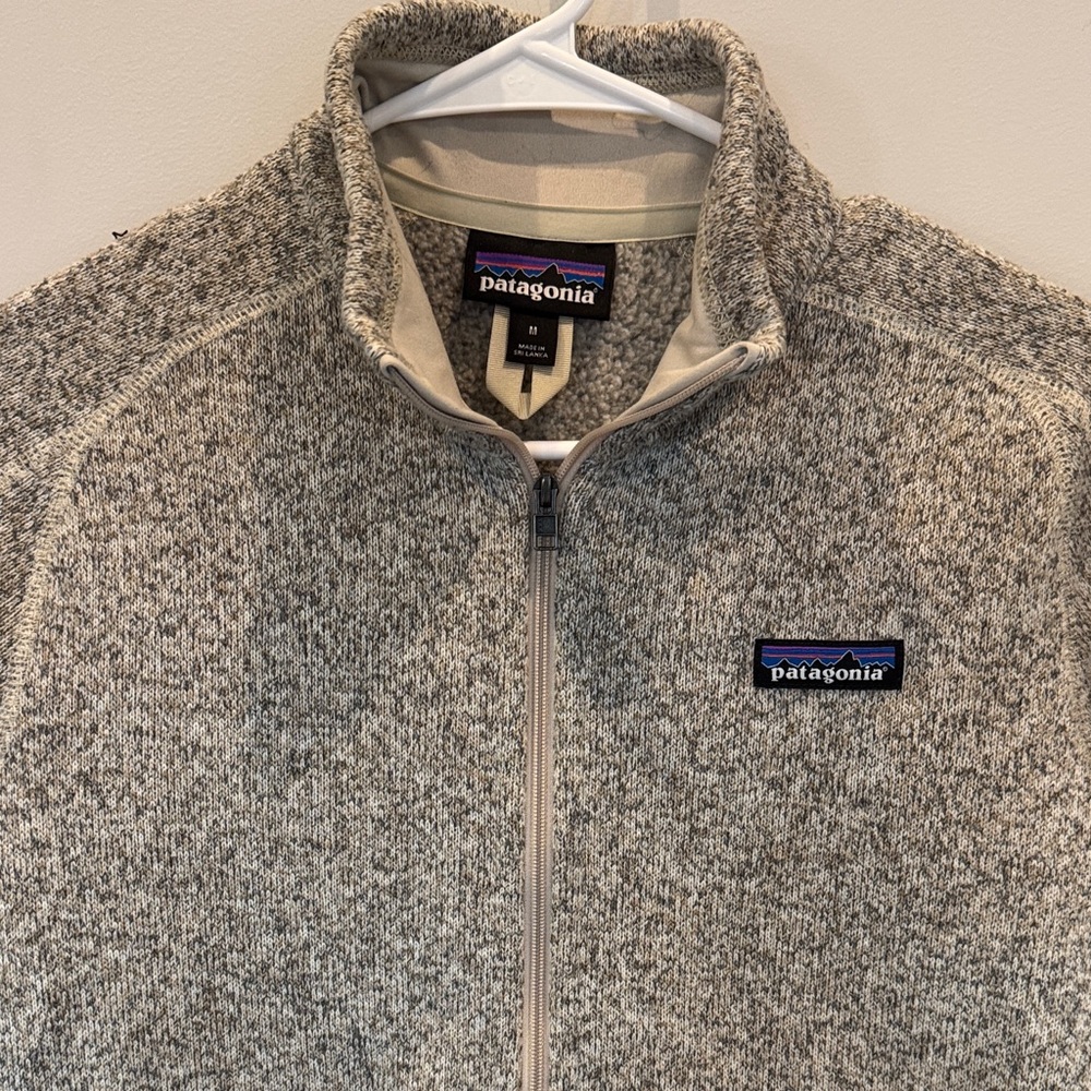 Patagonia Heathered Gray Zip-Up Jacket